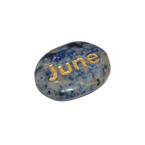 Uniquely Crafted Sodalite June Engraved Stone | Sodalite June Engraved Stone Wholesaler - Product Image 1