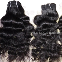 Cheveux naturels indiens vierges soyeux, chevelures naturelles non traités, tissage de cheveux lisses, cuticules
