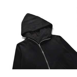 OEM/ODM-Sudadera con capucha de gran tamaño para hombre, nueva llegada, venta al por mayor, con cremallera, manta personalizada con gráfico de talla grande - Product Image 3