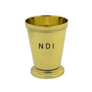 Nouveau design Tasse Julep en laiton et métal Tasse Julep à la menthe décorative sur mesure Tasse à boire Mule de Moscou - Product Image 3