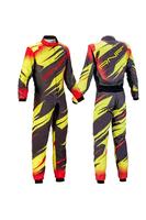Concevez votre propre combinaison de course de karting, ensembles de course automobile et de moto, tissu Cordura/tissu polycoton, vêtements de sport pour enfants unisexes