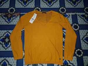 Lote de Ropa de Bangladesh con Etiquetas de Marca, Suéteres Casuales de Manga Larga con Cuello en V Profundo para Mujer, Finos y Suaves - Product Image 2