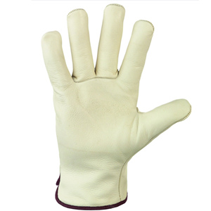 MLXL 2XL Tamaños Seguridad activa EN388 Certificado Anti-Corte Guantes de cuero de grano a prueba de fuego para conductores Trabajo y soldadura - Product Image 3