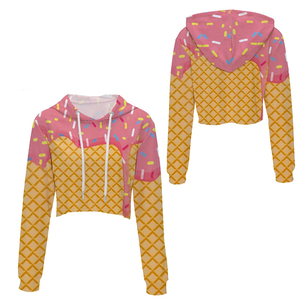 Ensemble survêtement en molleton respirant à séchage rapide pour femmes, taille plus, rose personnalisé, 2 pièces, sweat-shirt et short - Product Image 5