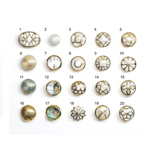 Chất Lượng Cao Mẹ Ngọc Trai Brass Cửa Tủ Núm Ngăn Kéo PL Đông Lấy Cảm hứng từ Tủ Xử Lý Trong Vàng Ngà Nhà Bếp Ứng Dụng - Product Image 1