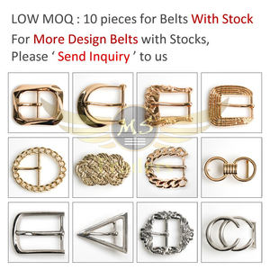 Cinturón plano sencillo de cuero sintético para mujer, Cinturón de piel sintética con doble aro de metal, suave y ligero, a precio barato - Product Image 6