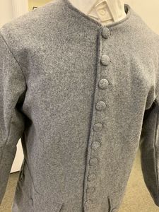 Venta al por mayor de fábrica, levita civil personalizada, alta calidad, 100% de lana, impermeable, botón Reversible, reproducción de uniforme - Product Image 5