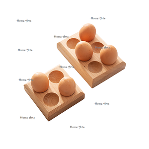 Simple Design Wood <b>Egg</b> Rack Greatest Quality Customized Size Kitchen <b>Egg</b> Holder For Wholesale Supplier - Product Image 5