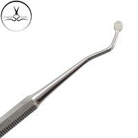 Emballage personnalisé grattoir à ongles en gros nouveau design curette de manucure lime à ongles en acier inoxydable outil de beauté en métal marque privée