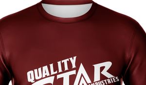 Camiseta personalizada de alta calidad para hombre, Camisa de algodón y poliéster mezclado con enclavamiento, cuello redondo, manga corta - Product Image 3