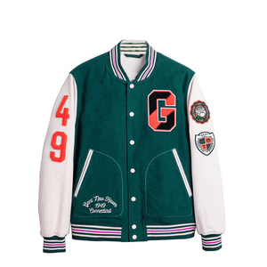 Chaqueta universitaria de alta calidad para hombre, superventas, chaqueta bomber de lana personalizada con parche de chenilla bordado, ahorro de presupuesto - Product Image 2