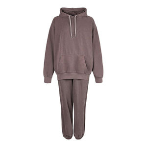 Topshow ชุดวอร์มผ้าฝ้ายแขนยาวสำหรับผู้หญิง,ชุดวิ่ง Midriff พร้อมโลโก้และสีที่กำหนดเอง - Product Image 3