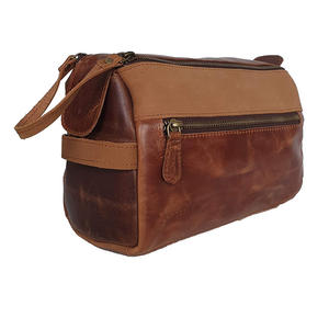High Quality Handmade Vintage <b>Travel</b> for <b>Toiletry</b> <b>Bag</b> Wholesale Factory Custom Mens Fashion Waterproof Style - Product Image 4
