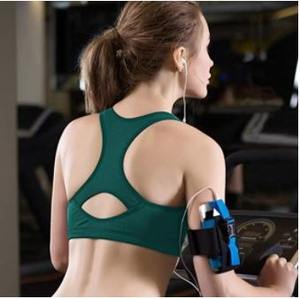 Soutien-gorge élastique de Yoga pour femme, vêtement de sport à fort Impact, sur mesure, blanc uni, avec Logo, grande taille, vente en gros, - Product Image 2