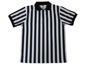 Camiseta de Uniforme Deportivo OEM para Árbitros de Fútbol, Rayas Blancas y Negras - Product Image 6