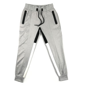 Ensemble de vêtements de sport élastiques taille moyenne à séchage rapide pour hommes, pantalon de survêtement en tissu foncé de style décontracté, nouveau bon marché - Product Image 2