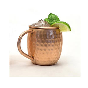 Vente chaude meilleure qualité en gros cuivre Mule tasses martelé Moscou Mule tasse ensemble tasse de haute qualité de fabricant indien - Product Image 2