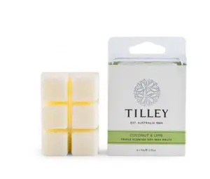 Tilley-Soja Wax Vierkante Smelt 60G-Home Fragrance Geurende Soja Kaars-Klassieke Witte