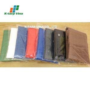 Couverture de toiture extensible étanche à l'humidité en PE de bâche à usage moyen de haute qualité avec service de coupe personnalisé livraison rapide - Product Image 1