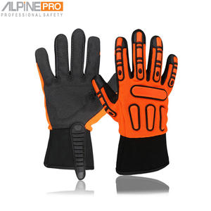 Gants de travail antidérapants en TPR personnalisés pour mécanicien Gants de sécurité avec fonction anti-impact en cuir synthétique pour outils à main - Product Image 3