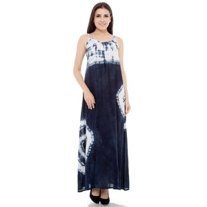 Venta al por mayor personalizado 100% rayón mujer Maxi vestido transpirable gasa Casual Resort Wear impreso fabricado Bali nuevo en 2017 - Product Image 1