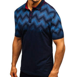 เสื้อคอเต่าผู้ชาย แขนสั้น ทรงหลวม ผ้าโพลีเอสเตอร์/คอตตอน ป้องกันรอยยับ ระบายอากาศได้ดี เป็นมิตรกับสิ่งแวดล้อม สำหรับกอล์ฟ รับสกรีนโลโก้ - Product Image 2