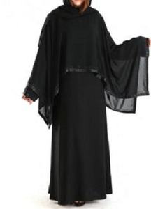 Abaya pour femmes - Marque Mega Impex - Matière polyester - Style moyen-oriental - Robe musulmane - Fabricant pakistanais - Service OEM - Product Image 2