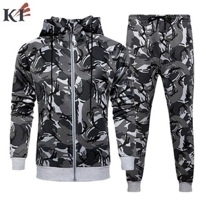 KEVEN IMPEX Conjuntos Deportivos de Dos Piezas para Hombre para Entrenamiento en el Gimnasio, Ropa Deportiva Impermeable Ligera de Poliéster/Algodón para Exteriores - Product Image 2
