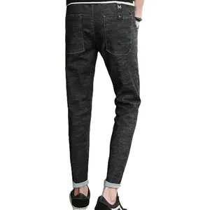 New fashion slim fit jeans per uomo piccolo piedi pantaloni casual DA OEM