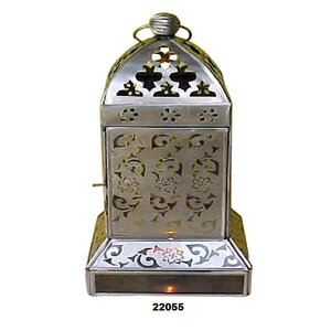 Linterna de candelabro marroquí de Base cuadrada de alta calidad, linterna colgante más vendida - Product Image 1