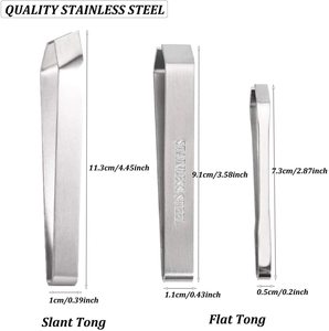 Hueso de pescado removedor de pinzas de acero inoxidable plana y Slant hueso pinzas de acero inoxidable hueso de pescado pinzas removedor de Pincer - Product Image 3