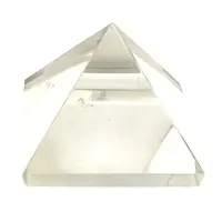 Acquista piramide di cristallo di quarzo trasparente naturale per la decorazione domestica e regali riutilizzabili realizzati dai prezzi all'ingrosso dell'india