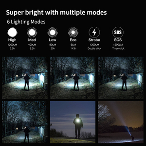 Đèn Pin WUBEN C3 1200 Lumens EDC, Đèn Pin <span class=keywords><strong>Led</strong></span> Sạc Type-C 18650 Pin - Product Image 6