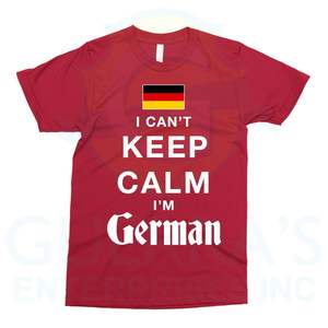 Stylish Bundesrepublik Deutschland <b>Flag</b> T-Shirt All-Over German Colors Print on Breathable Canvas Plus Size <b>Blank</b> Design - Product Image 5