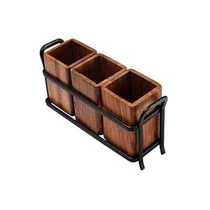 Porta Cubiertos de Hierro Forjado con Logotipo Personalizado, Acabado Plateado, Tamaño y Forma Personalizados para Uso en Bodas, Hoteles y Restaurantes - Product Image 4