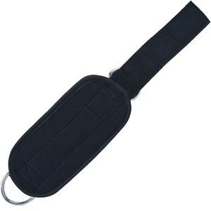 Sangles de cheville de gymnastique 4 couleurs de haute qualité avec double anneau en métal D Machine à câble en gros soutien d'exercice de jambe de fessier - Product Image 5