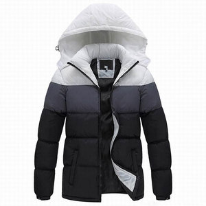 แฟชั่นผู้ชายใหม่ ดีไซน์ใหม่ เสื้อแจ็คเก็ตพัฟเฟอร์ฤดูหนาวแบบมันเงา เสื้อแจ็คเก็ตบอมเบอร์บุใยเมทัลลิกอุ่นๆ สำหรับผู้ชาย - Product Image 5