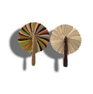 Abanico de Palma hecho a mano, decoración del hogar, fresco, de verano, hecho en Vietnam 99GD - Product Image 1