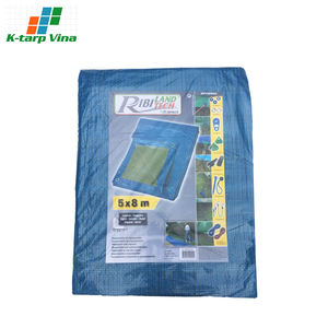 Feuilles de couverture de bâche en plastique PE légères de haute qualité étanches à l'humidité 40-80 GSM Anti-déchirure pour la coupe des exportations - Product Image 2