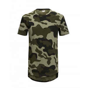 T-shirts en coton 100% à col rond, manches courtes, coupe régulière, tricotés, 80g, poids lourd, anti-froissement, respirants, vente en gros pour hommes - Product Image 1