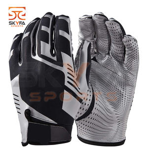 Nuevo modelo Super suave de fútbol americano guantes de fútbol de alto agarre transpirable guantes - Product Image 3