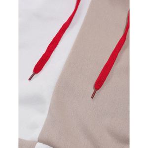 เสื้อสวมหัวสวมหัวแบบลำลองสำหรับผู้ชายเสื้อมีฮู้ดลำลองปักโลโก้แบบมีกระเป๋าจิงโจ้สำหรับฤดูหนาว - Product Image 4