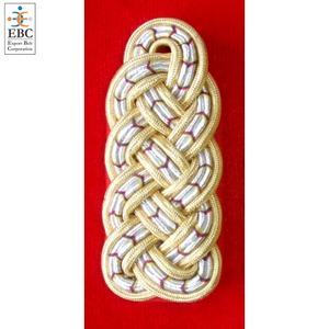 Cordons de garniture perlés pour la décoration de vêtements, excellents pour les épaulettes de grade uniforme, les badges, les écussons, les épaulettes en soie dorée et les fils de bouillon - Product Image 1