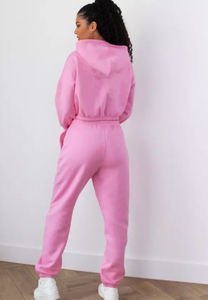 Nuevo chándal de mujer sólido de alta calidad Slim Fit ropa deportiva chándal ropa deportiva Jogger traje de entrenamiento mujer gimnasio chándal puffer chaquetas guantes sudaderas con capucha - Product Image 3