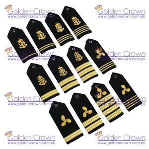 Epaulete de Encaje Bordado de Alta Calidad para Uniforme Ceremonial |   Hombreras de Fieltro Personalizadas para la Marina Mercante - Product Image 4
