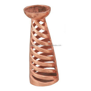 แจกันดอกไม้อลูมิเนียมสำหรับตกแต่งบ้าน,กระถางดอกไม้โลหะขายส่งทำจากอินเดีย - Product Image 3