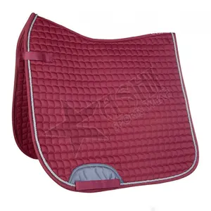 Wholesale Custom Multi-Functional <b>Horse</b> <b>Riding</b> Saddle Pads Cotton Padded Dressage Western Saddle with Polycotton Lining - Product Image 1