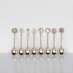 Cuillère en laiton pour vaisselle décorative, vente en gros,, à long manche et design de palmier, pour la cuisine domestique - Product Image 6