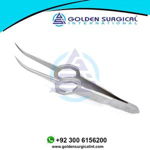 Pinzas para Cuerpos Extraños Schaaf de 95 mm, Pinzas para Astillas y Cilios, Instrumentos de Microcirugía Oftálmica - Product Image 5