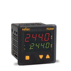 Visor duplo controlador de temperatura tc244ax, visor duplo